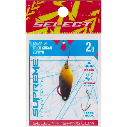 Блешня Select Supreme 2.0g 27mm #29 Fried Sugar Zephyr - фото 2