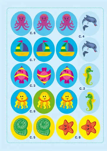 Школа креативного дозвілля. Море. 40 наліпок - фото 4