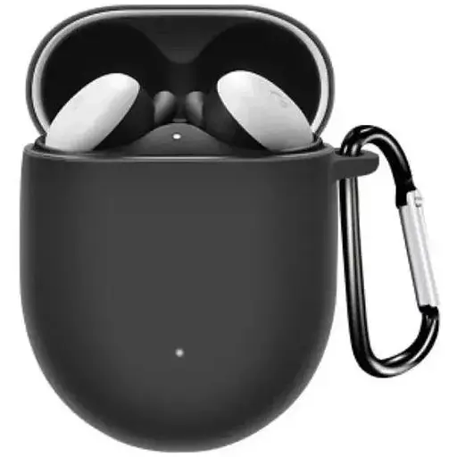 Чохол-накладка DK Silicone Candy Friendly з карабіном для Google Pixel Buds A (011407) (black)