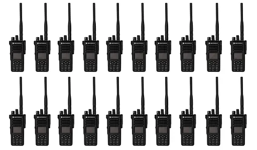Комплект 20 шт Радіостанцій цифрових Motorola MotoTRBO DP4800 VHF AES-256 шифрування