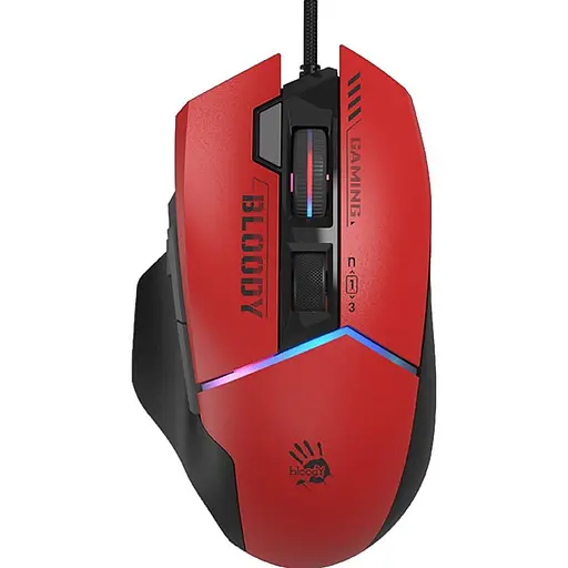 Миша Bloody W95 Ultra Red Black (W95 Ultra (Sports Red)) - фото 1