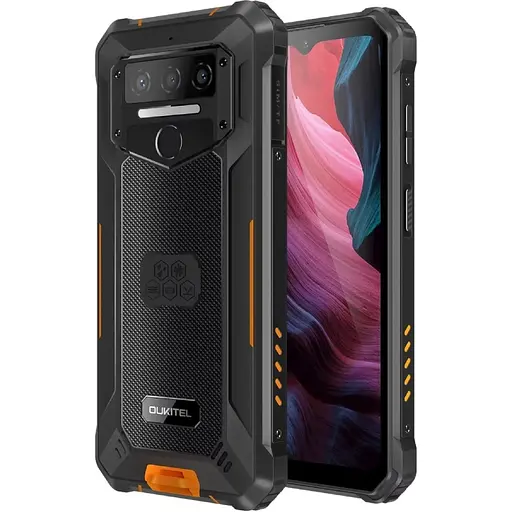 Смартфон Oukitel WP23 Plus 6.52`HD+ /8GB/256GB / T606 /10600mAh /13+5Мп/ IP69K /NFC Orange - фото 5