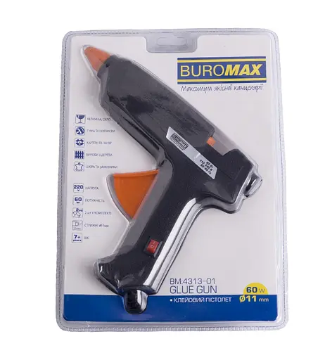 Пистолет клейовый, BM.4313-01, 11 мм, 60W