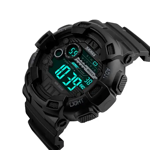 Наручний годинник чоловічий Skmei Champion 1243A Black (1160) - фото 6