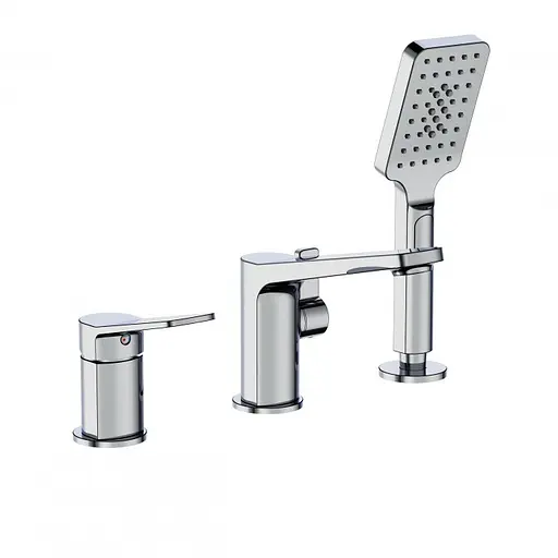 Змішувач для ванни на борт Frap F1161 хром - фото 1