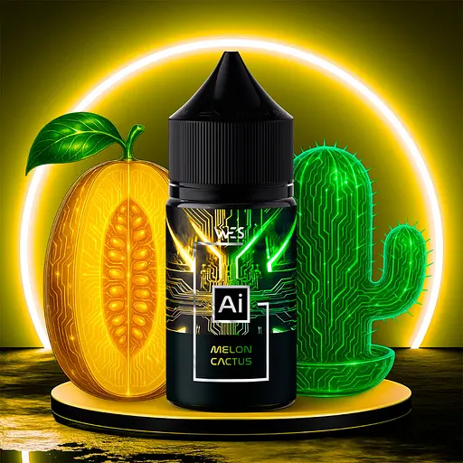 Набор компонентов для самозамеса солевой заправки WES AI 30 мл Melon Cactus Дыня Кактус, 0-50 мг (18132)