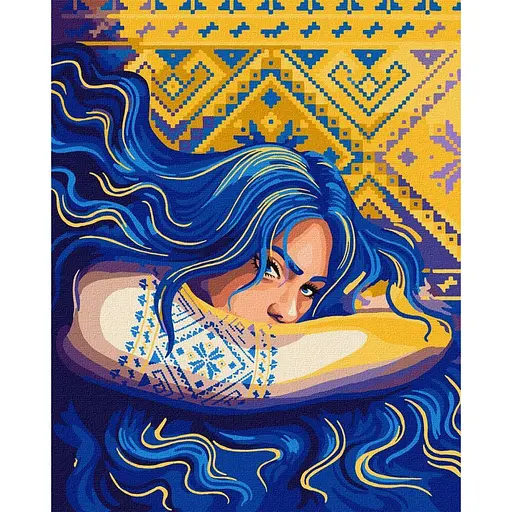 Картина за номерами "Кольори моєї нації" Ideyka KHO4990 40х50 см