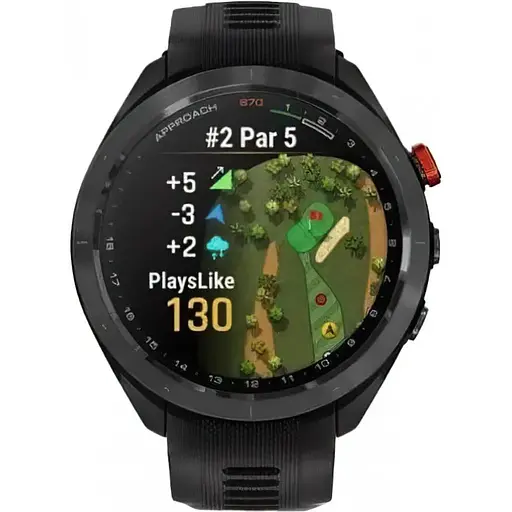 Смарт-годинник Garmin Approach S70 47mm B. Ceramic Bezel w. Black S. Band (010-02746-02/12) - фото 5