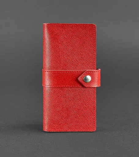 Шкіряне портмоне 3.1 червоне Saffiano - фото 1