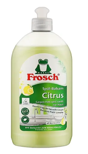 Бальзам-гель для мытья посуды Frosch Лимон 500 мл - фото 1