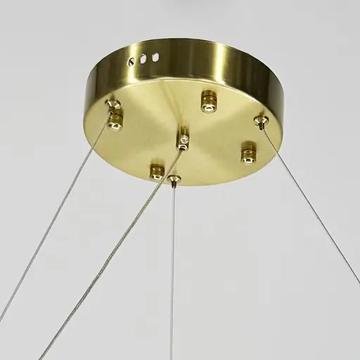 Невероятная хрустальная подвесная латунная люстра Ø 80 см | Ст. MD9105R-800 AB | Line F - фото 5