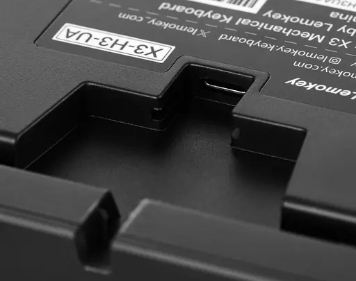 Клавиатура игровая механическая Lemokey X3H3UA Black switch Keychron Brown, QMK/VIA, Hot-Swap, EN/UKR, RGB - фото 6