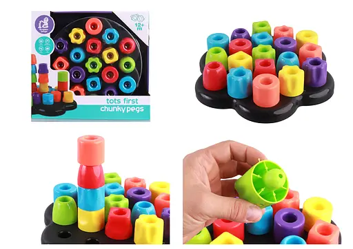 Мозаика для самых маленьких крупные вкладыши,20шт кор.30,5*6*28см 6911 - фото 2