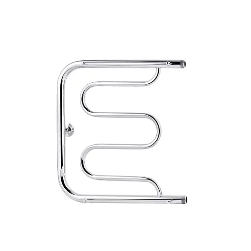 Полотенцесушитель водяной Kroner Фокстрот ФП02 530x500 CV014730, Хром, боковое - фото 1