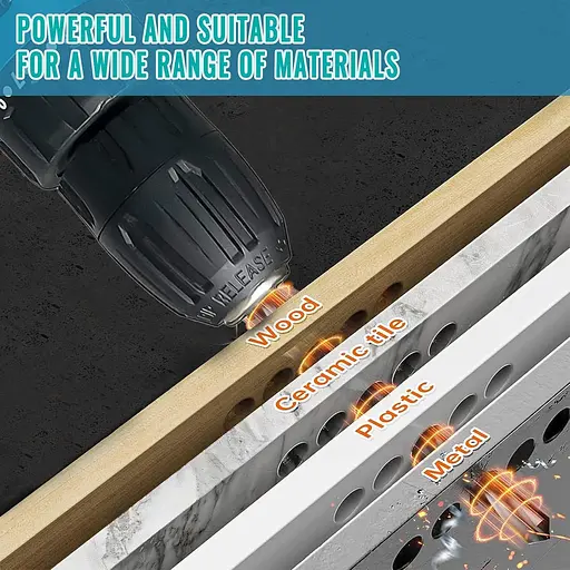 Акумуляторний дриль 12 В, електрична викрутка з 25+1 рівнями крутного моменту, світлодіодне підсвічування, 50 Нм, 2-швидкісне - фото 7