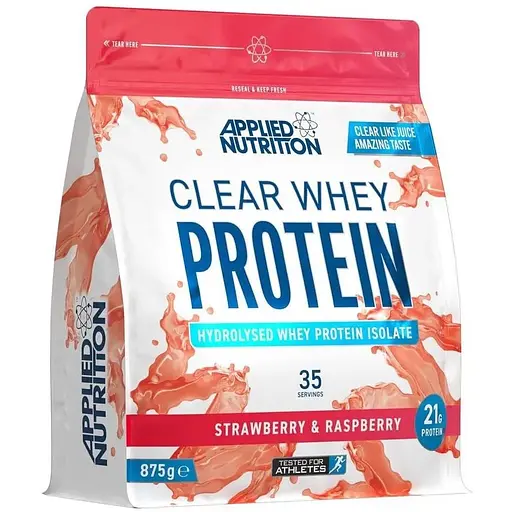 Протеїн Applied Nutrition Clear Whey Protein, 875 грам - Полуниця-малина