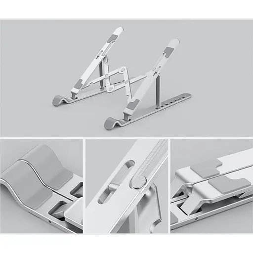 Подставка для ноутбука Orico 11-17", 7 position (15°-45°) metal (HS081676) - фото 7