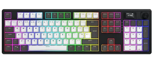 Клавиатура HATOR Skyfall 100 PRO Wireless Silent Switches Grey Black UK-ISO (HTK4100EU) - фото 1