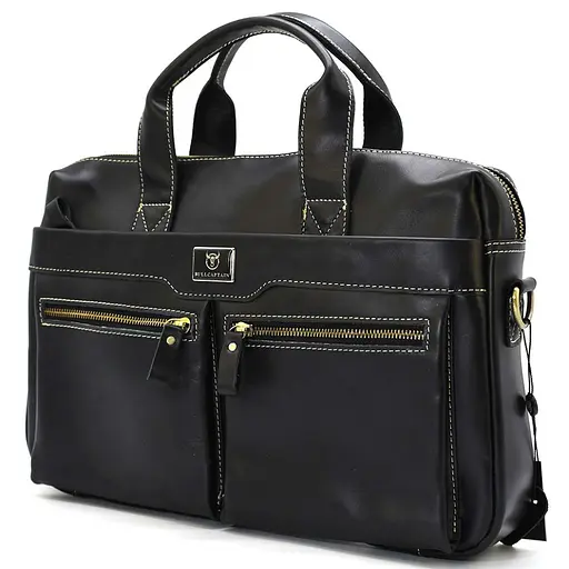 Шкіряна чоловіча сумка BULL 40х29х8,5 см nsa0001328 - фото 4