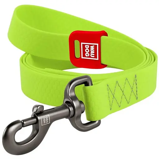 Повідець для собак Waudog Waterproof водостійкий M, салатовий