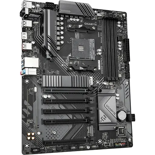 Материнська плата Gigabyte AM4 (B550) B550 EAGLE WIFI6, B550, 4xDDR4, Int.Video(CPU), 4xSATA3, 2xM.2, 1xPCI-E 4.0 x16, 4xPCI-E 3.0 x16, Realtek 7.1, Realtek GbE, WiFi 6, Bluetooth 5.3, 6xUSB 3.2 / 8xUSB 2.0, HDMI, ATX - фото 3