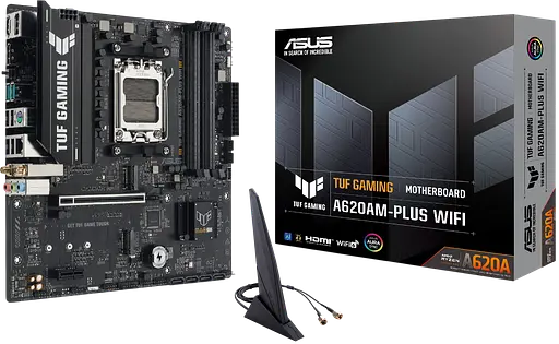Материнская плата Asus A620AM-Plus WiFi TUF Gaming Socket AM5 - фото 1