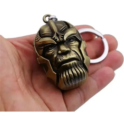 Брелок 3D Avengers: Infinity War Thanos Танос 3D голова bronze.705 - фото 4