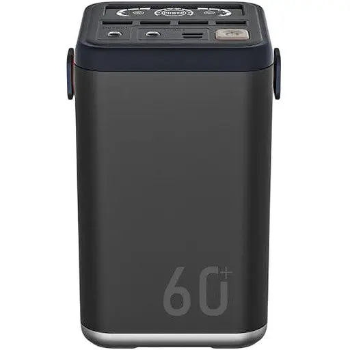 Повербанк O2 Project мощный 60000 mAh 65W для ноутбука 6 портов 20V