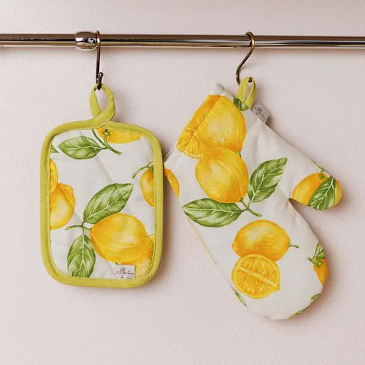 Набір рукавиця та прихватка Прованс Лимончики (43231) - фото 3