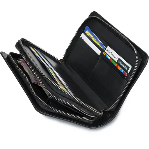 Чоловіча шкіряна борсетка Vintage  21,5х12х4 см acs0018173 - фото 3