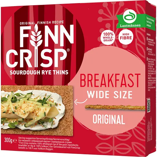 Сухарики житні Finn Crisp Original широкі 300 г (781677) - фото 2