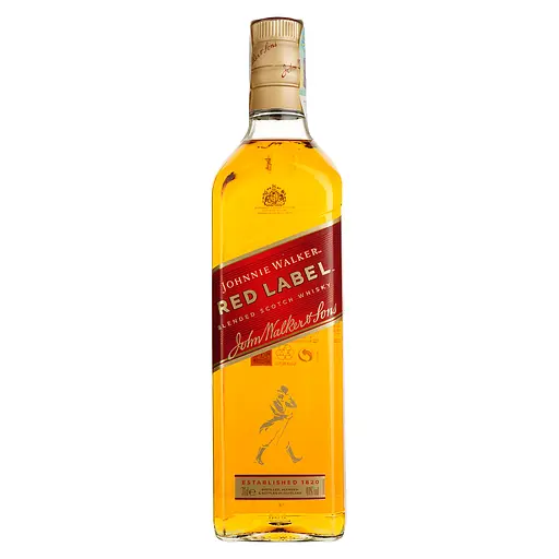 Уценка. Виски Johnnie Walker Red label Blended Scotch Whisky, 40%, 0,7 л с игрой - фото 2
