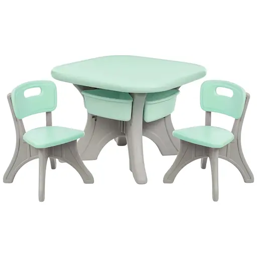 Детский столик Bambi New Table-5 для творчества и игр 4 ящика для принадлежностей