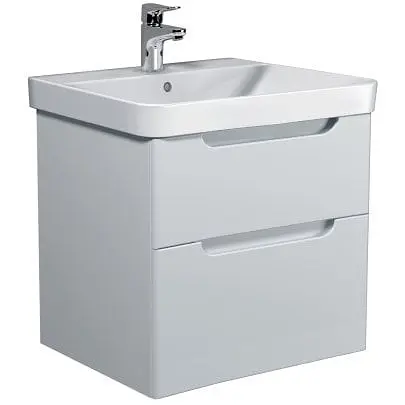 Тумба Мойдодир Malaga 60-A Білий з умивальником Vivace 60 Білий - фото 1