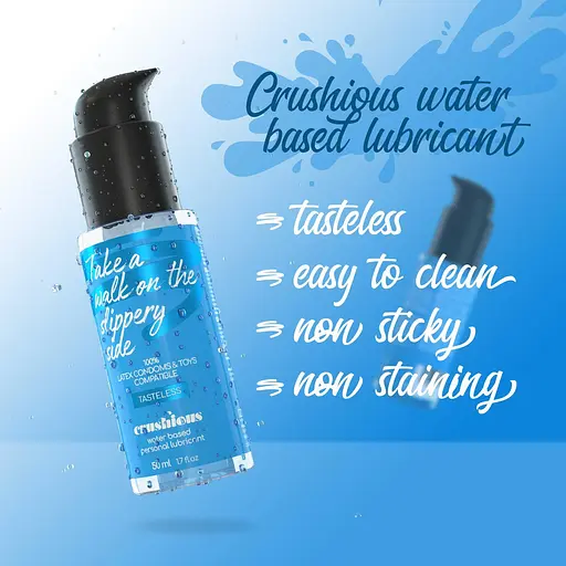 Лубрикант на водній основі Crushious Take A Walk On The Slippery Side 50 мл - фото 4