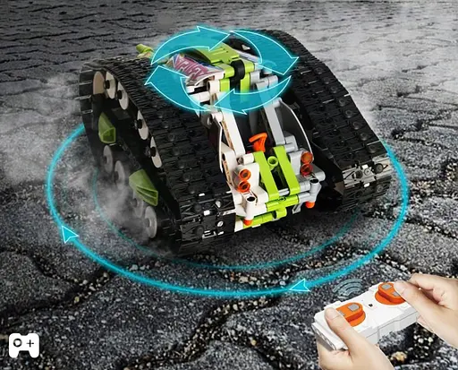 Конструктор машина на радіокеруванні MOULD KING всюдихід  Shape-shifter двосторонній позашляховик 836 деталей - фото 6