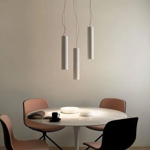 Подвесной светильник в белом корпусе 34х8 см мощностью 20W | Line F | Арт. LP20W WT - фото 2