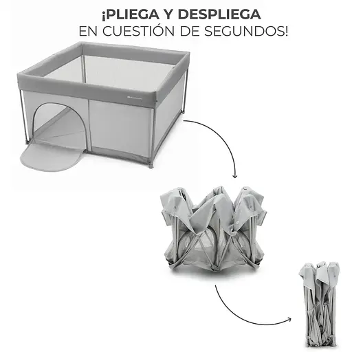 Манеж Kinderkraft Ziki Grey (KLZIKI00GRY0000) - фото 8