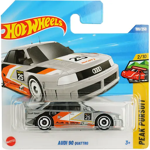 Базовая машинка Hot Wheels Peak Pursuit Audi 90 Quattro серая (5785) JBB20-N521    