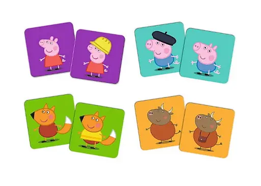 Настольная игра Trefl Мемо Классические. Свинка Пеппа (Memos Classic&plus. Peppa Pig) (02270) - фото 3