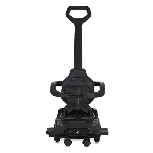 Дитяча каталка-толокар 2 в 1 M 5106-2 чорний, з батьківською ручкою - фото 2