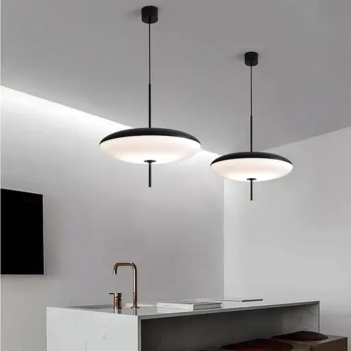 Сучасний підвісний світильник в елегантному чорному кольорі Ø 50 см | Арт. BM3-500 | Line F - фото 1