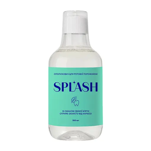 Ополаскиватель для полости рта Splash со вкусом свежей мяты 300 мл