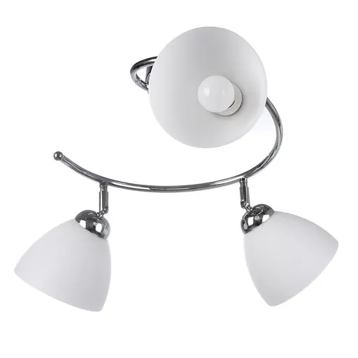 Люстра стельова Brille класична E14 40W CH (LK-077C/3) - фото 3