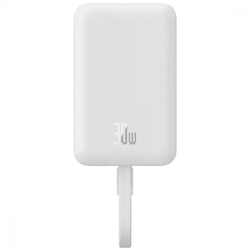 Павербанк Baseus Magnetic Mini White 10 000 mAh / 30 Вт (P1002210B223-00) - фото 3