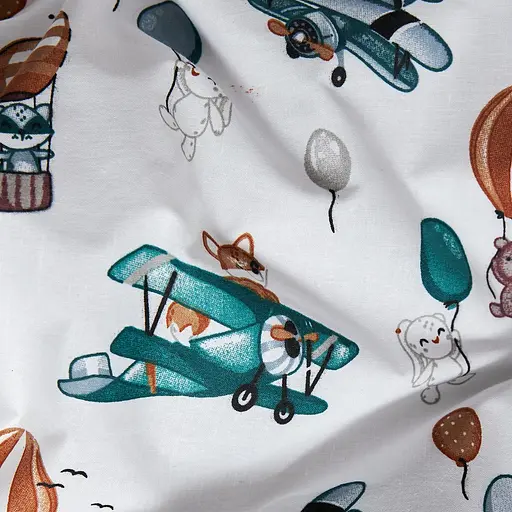 Набір наволочок Moon&Star Бязь Gold Люкс Cloud Adventures 60х60 см 2 шт - фото 5