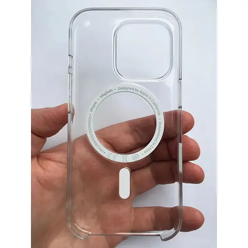 Оригинальный прозрачный чехол Apple Clear Case with MagSafe для Iphone 16 Pro (6.3") Clear MA7E4ZM/A - фото 6