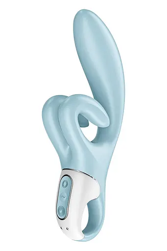 Вібратор-кролик Satisfyer Touch Me 20 см блакитний - фото 3