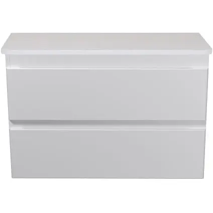 Тумба Мойдодир Unik 80-A ST зі стільницею Білий - фото 1