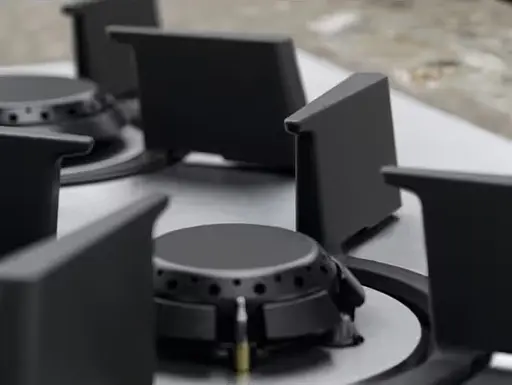 Варочная поверхность газовая Electrolux 60 см чугун нержавеющая сталь - фото 5